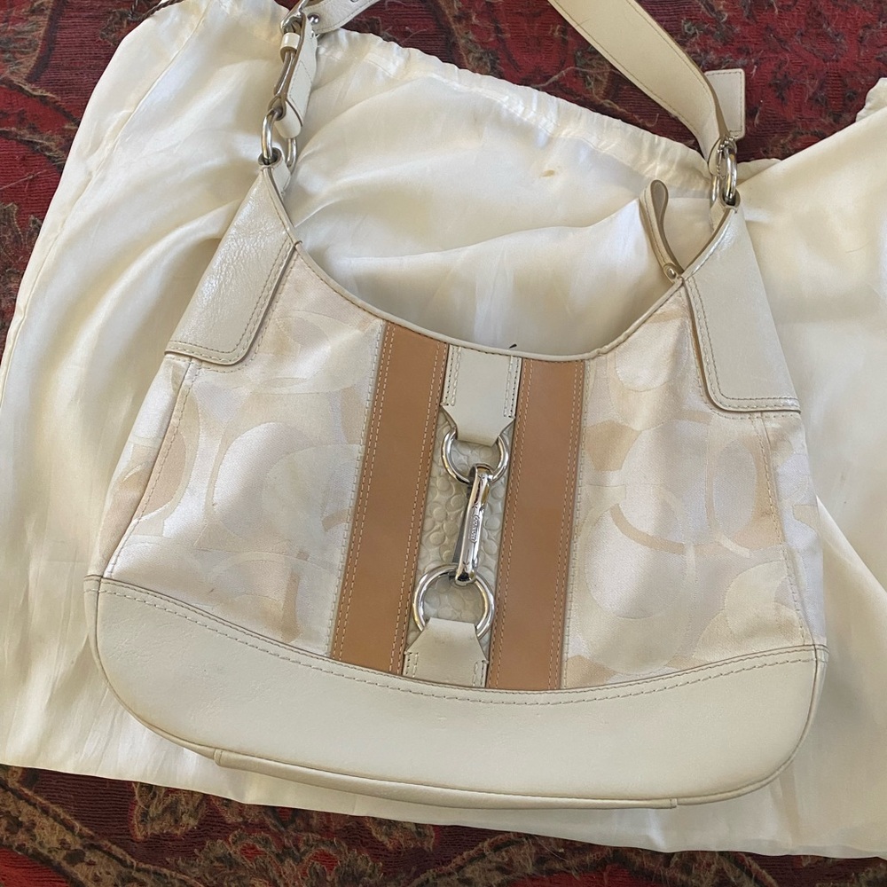 Coach Hampton Monogram Jacquard-excellent condition